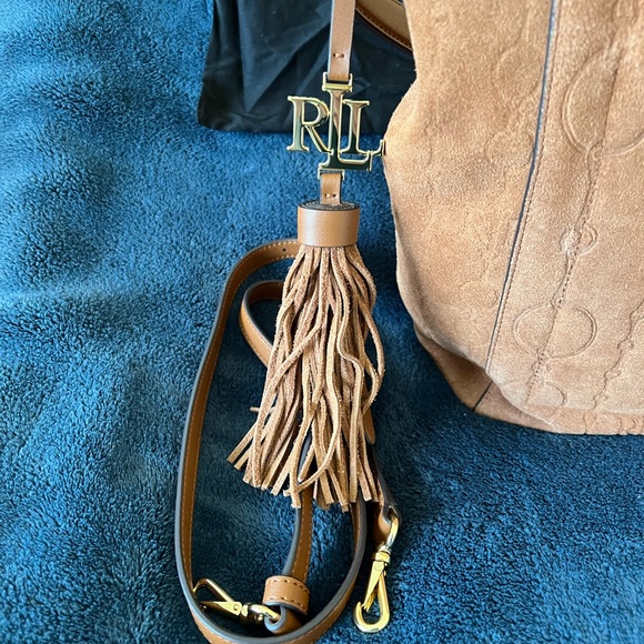Ralph Lauren suede purse - Picture 2 of 6